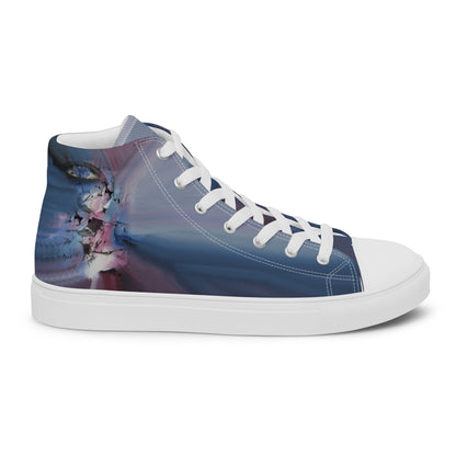 Fading Girl high top canvas shoes