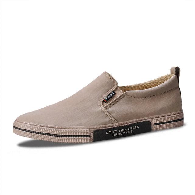 Feel your walk! Men's slip-on canvas shoes