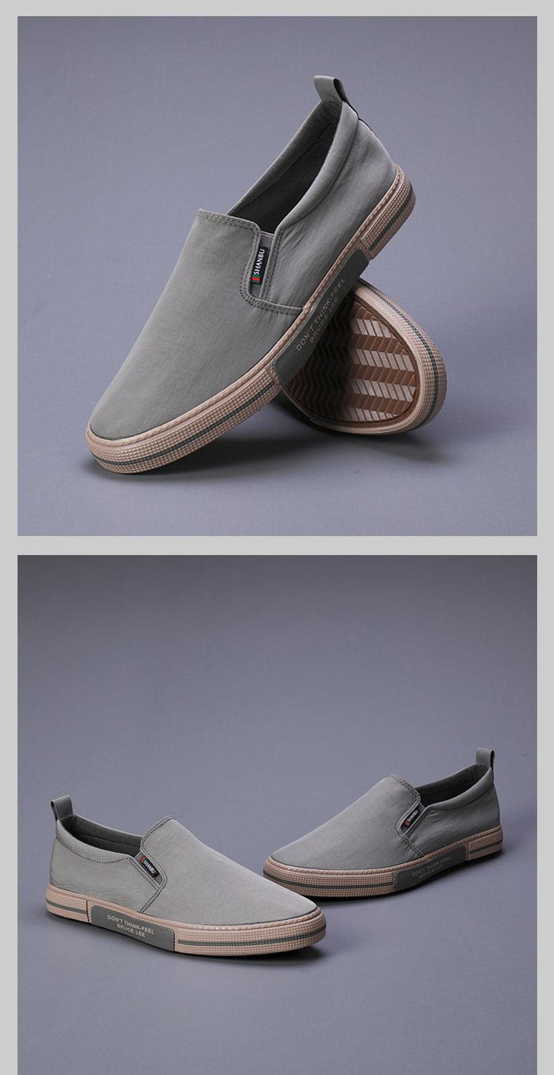 Feel your walk! Men's slip-on canvas shoes