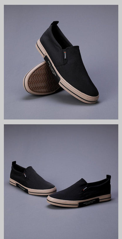 Feel your walk! Men's slip-on canvas shoes