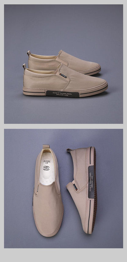 Feel your walk! Men's slip-on canvas shoes