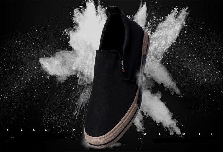 Feel your walk! Men's slip-on canvas shoes