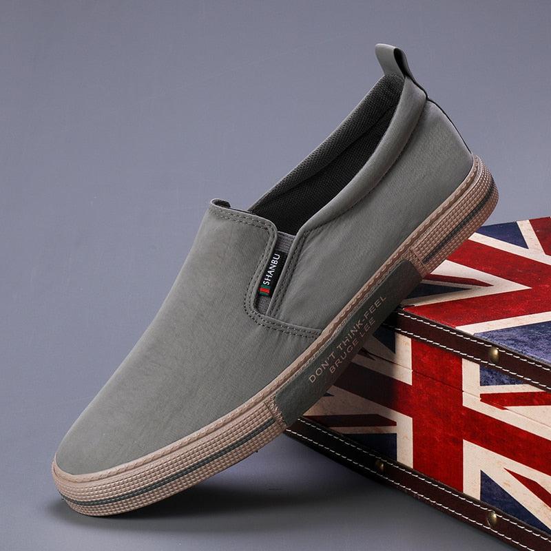 Feel your walk! Men's slip-on canvas shoes