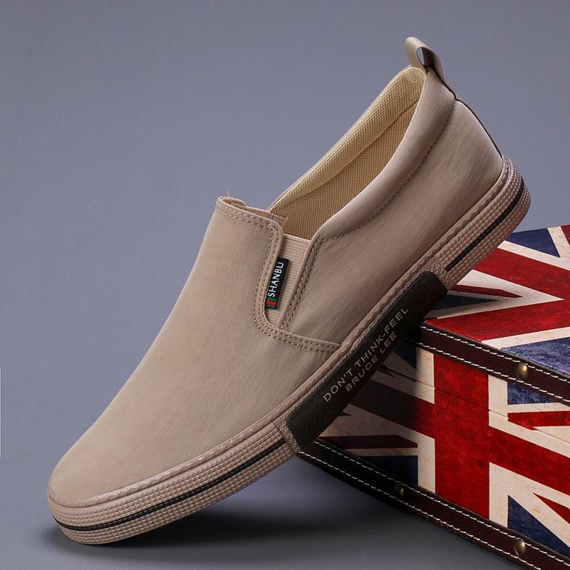 Feel your walk! Men's slip-on canvas shoes