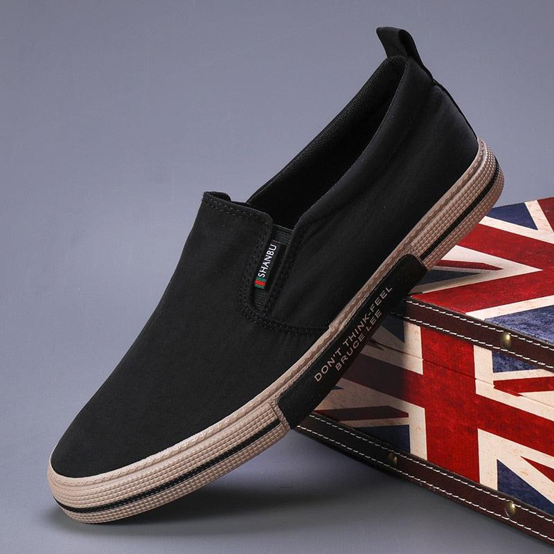 Feel your walk! Men's slip-on canvas shoes