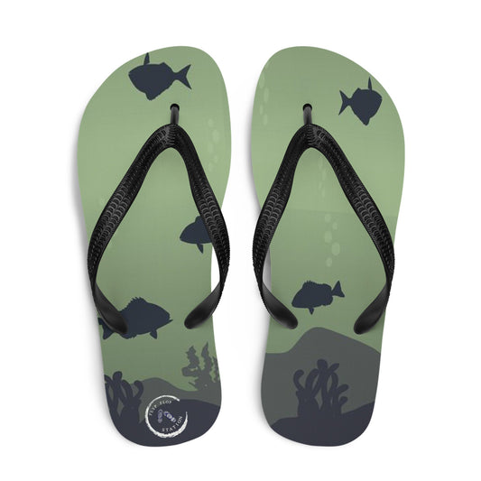 Fish Shadows Flip-Flops