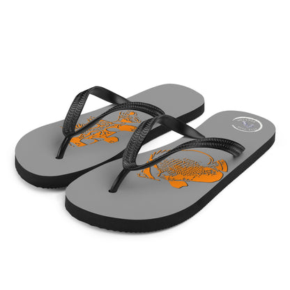 Fossil Fish Flip-Flops