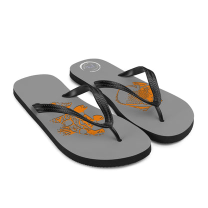 Fossil Fish Flip-Flops