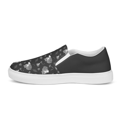 Foxes in the forest Men’s slip-on canvas shoes