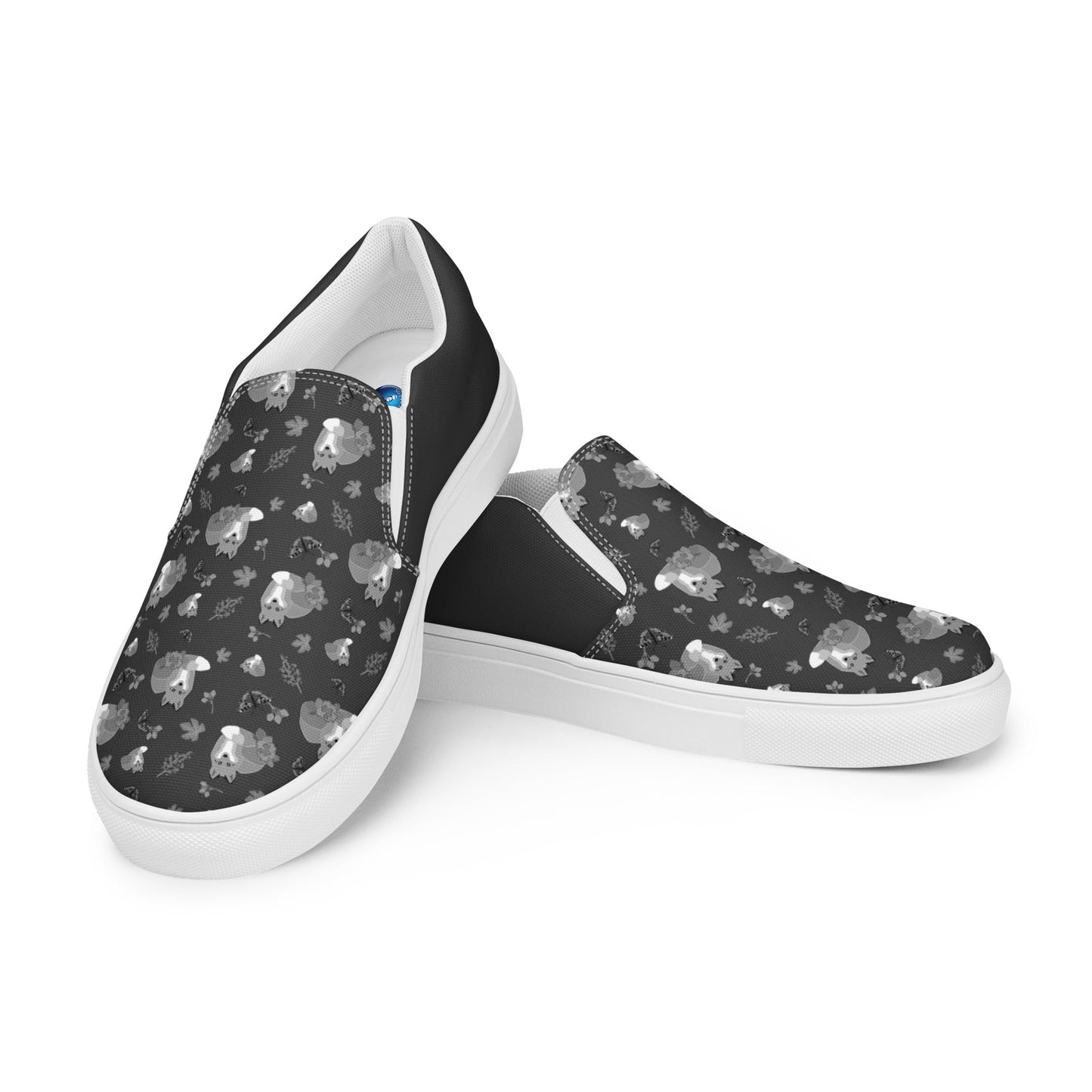 Foxes in the forest Men’s slip-on canvas shoes