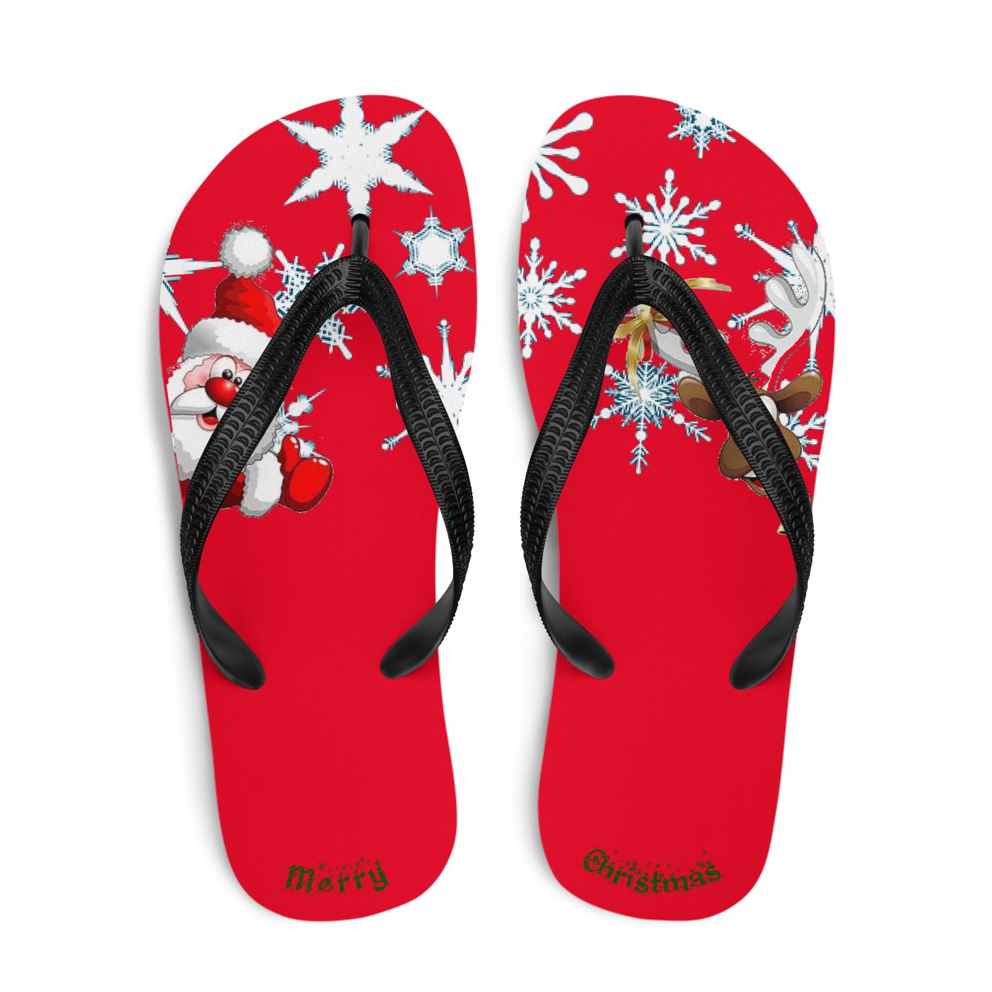 Christmas cheap flip flops