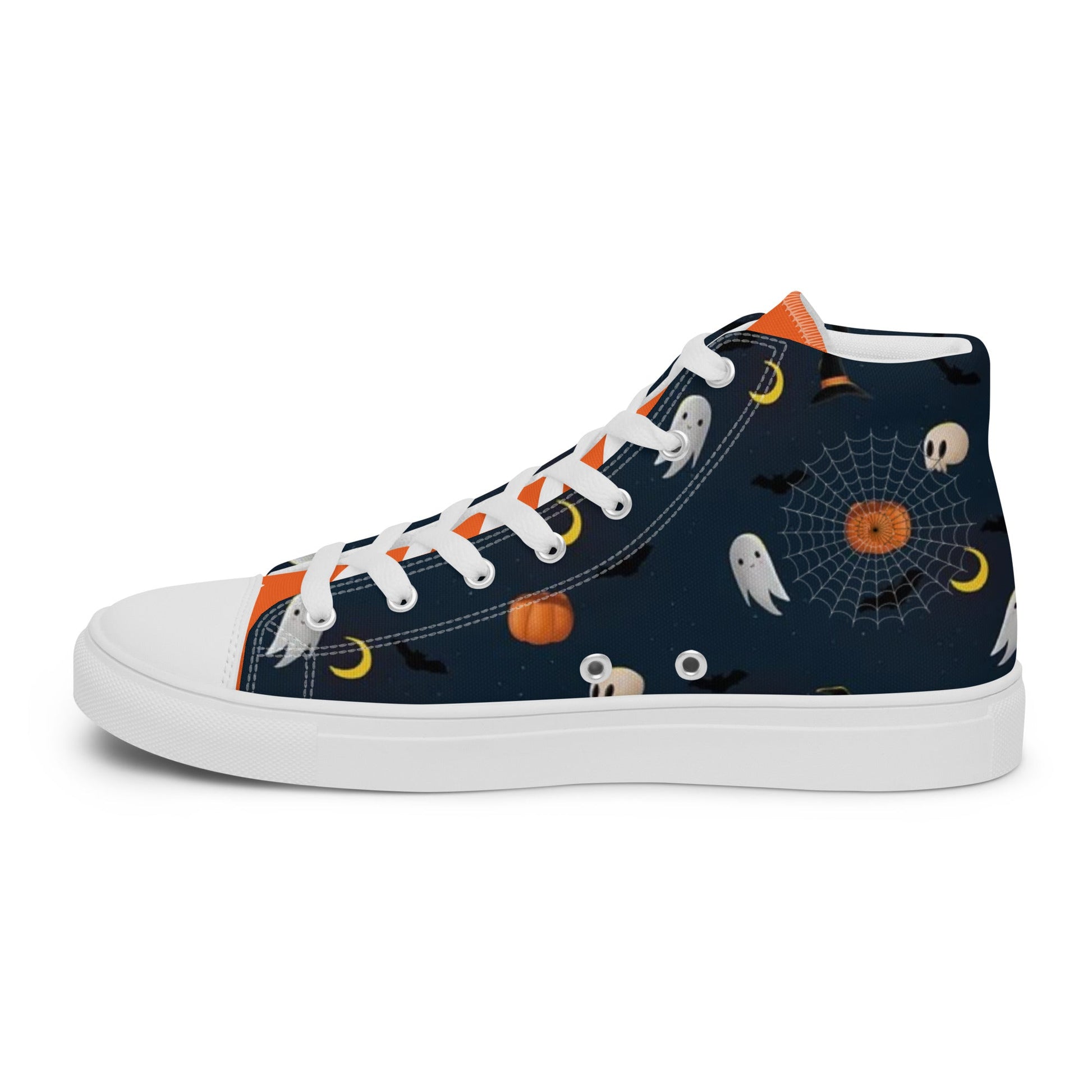 Ghostly High Tops - Women’s high top canvas shoes