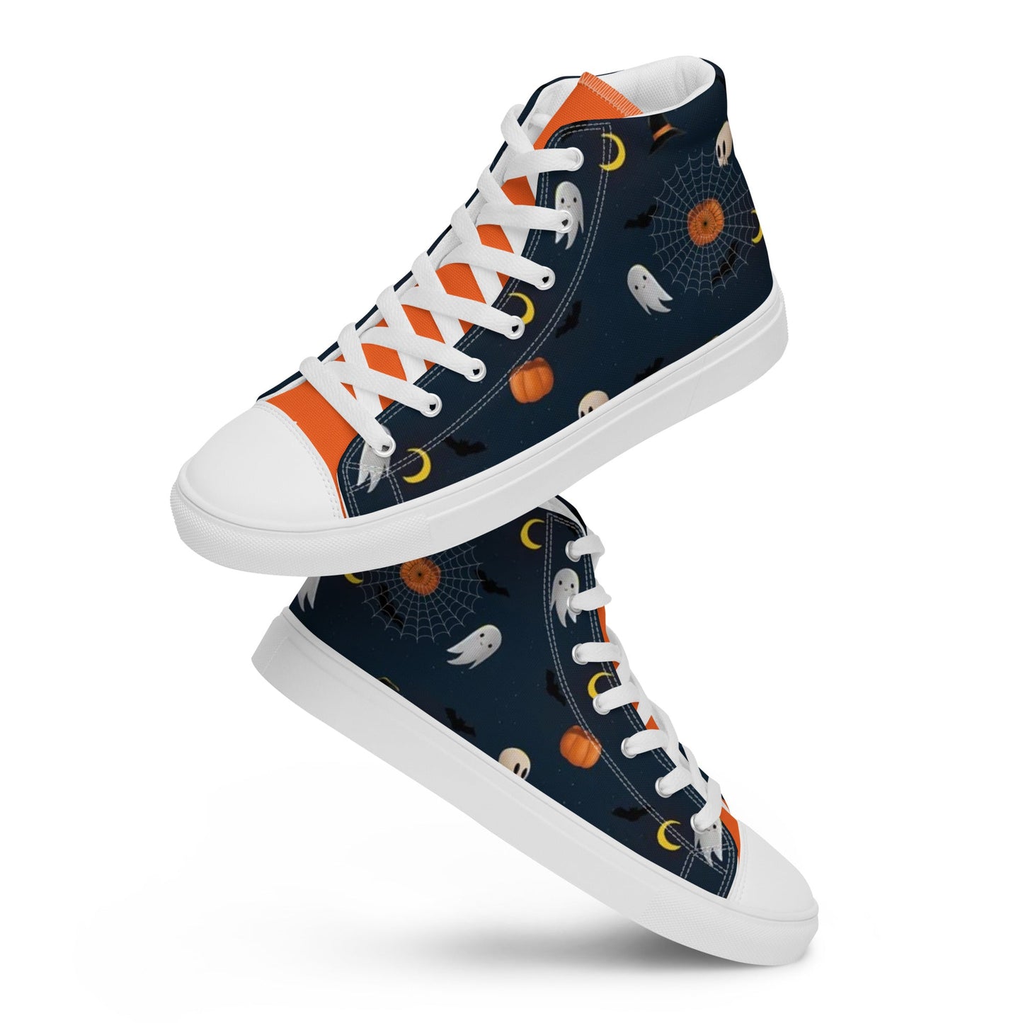 Ghostly High Tops - Women’s high top canvas shoes