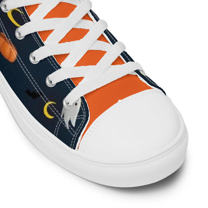 Ghostly High Tops - Women’s high top canvas shoes