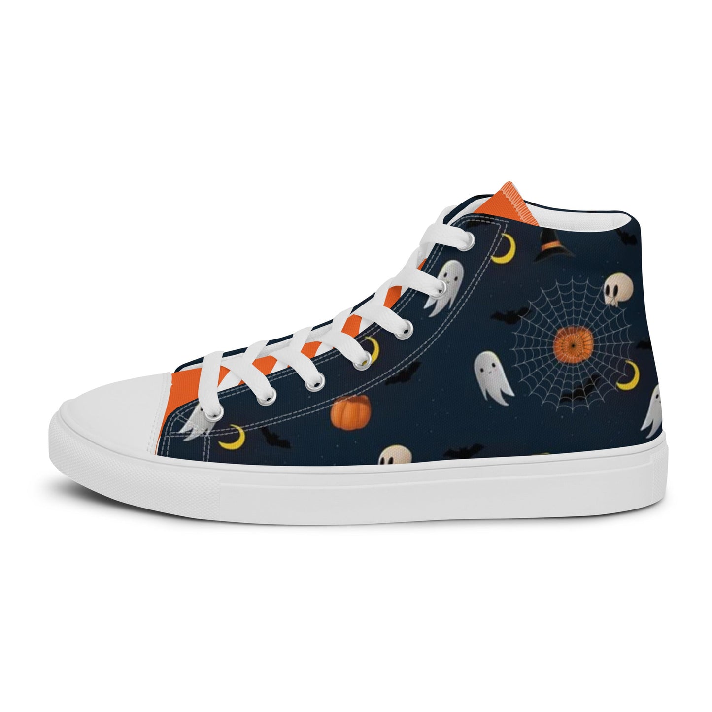 Ghostly High Tops - Women’s high top canvas shoes