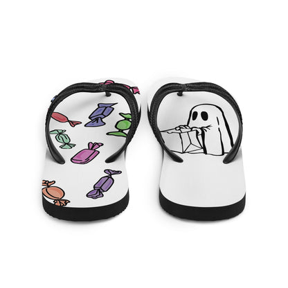 Ghostly trick, Ghostly treat Flip-Flop Design