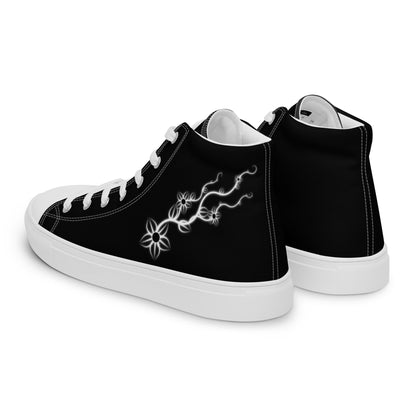 Glowing Ivy high top canvas shoes