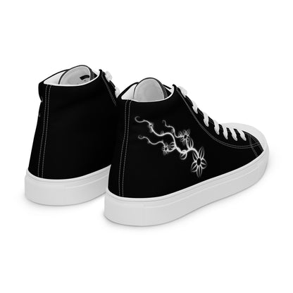 Glowing Ivy high top canvas shoes