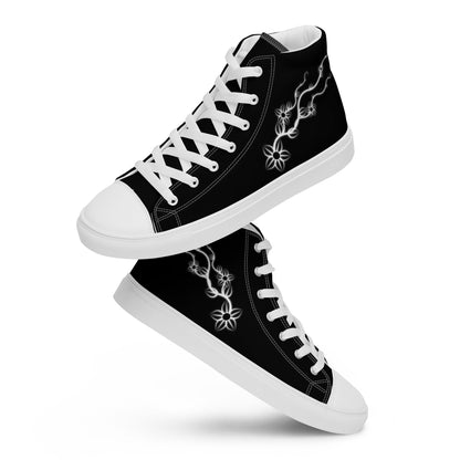 Glowing Ivy high top canvas shoes