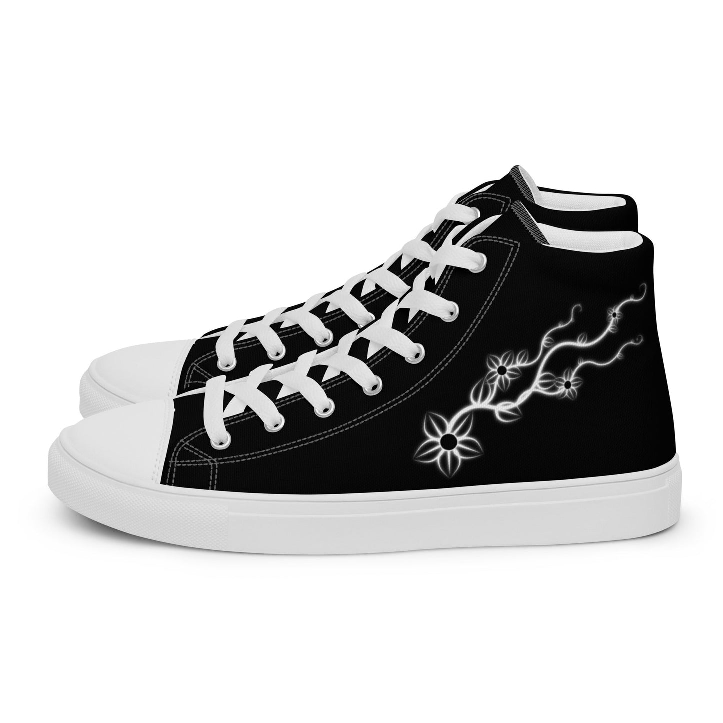 Glowing Ivy high top canvas shoes