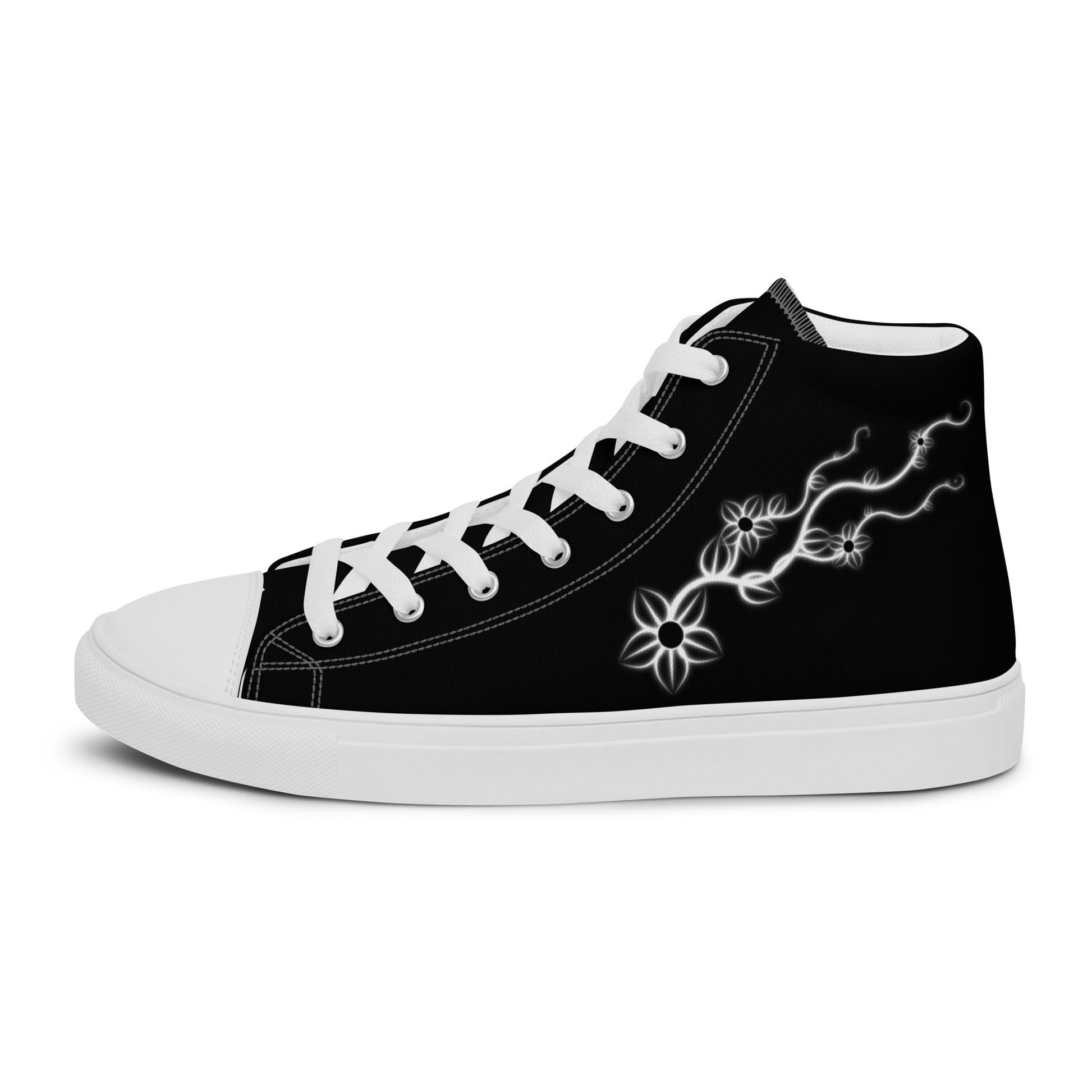 Glowing Ivy high top canvas shoes