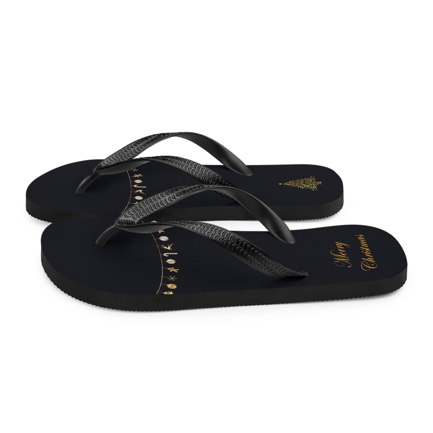 Golden Deco Flip-Flops