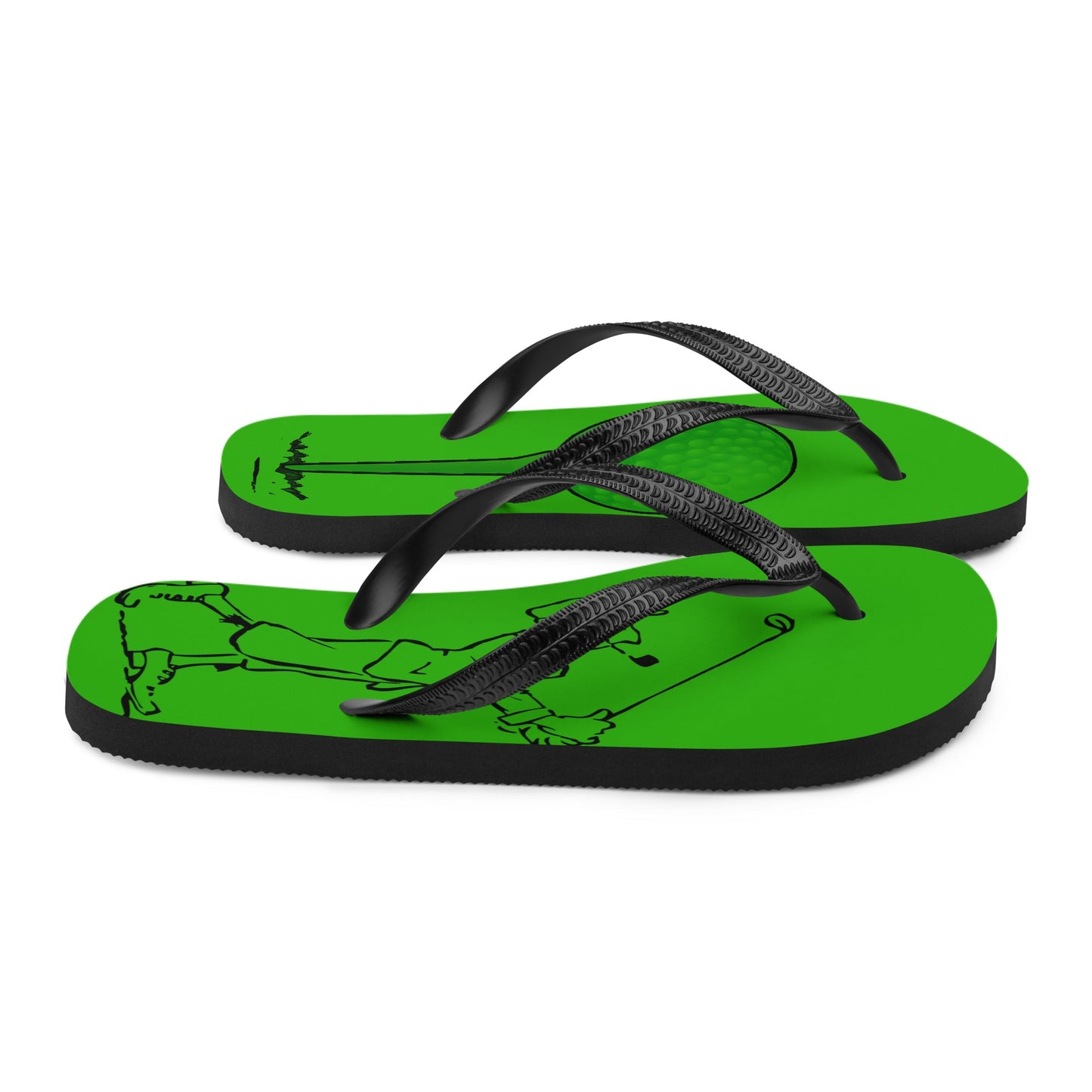 Golf Hole in One Flip-Flops