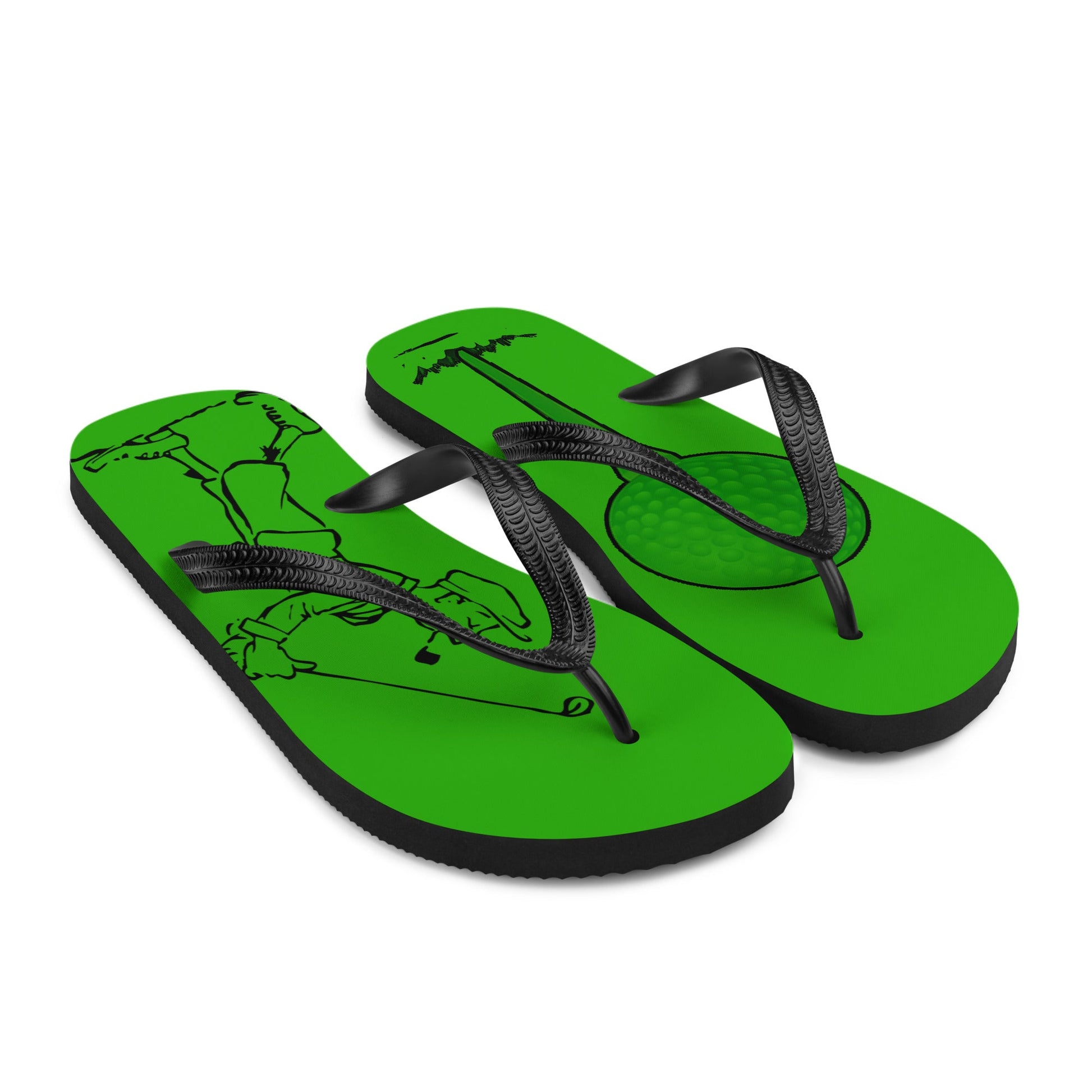 Golf Hole in One Flip-Flops