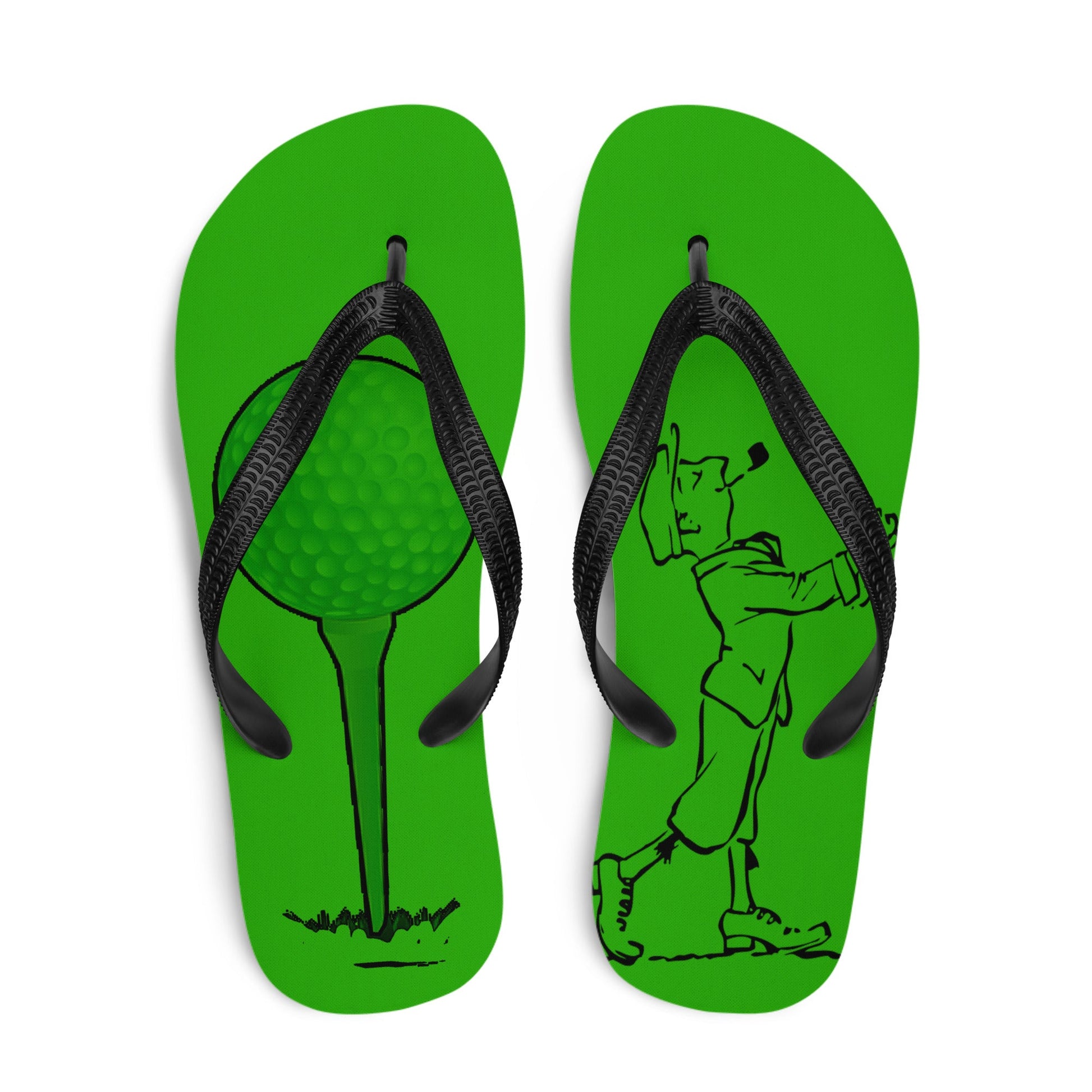 Golf Hole in One Flip-Flops