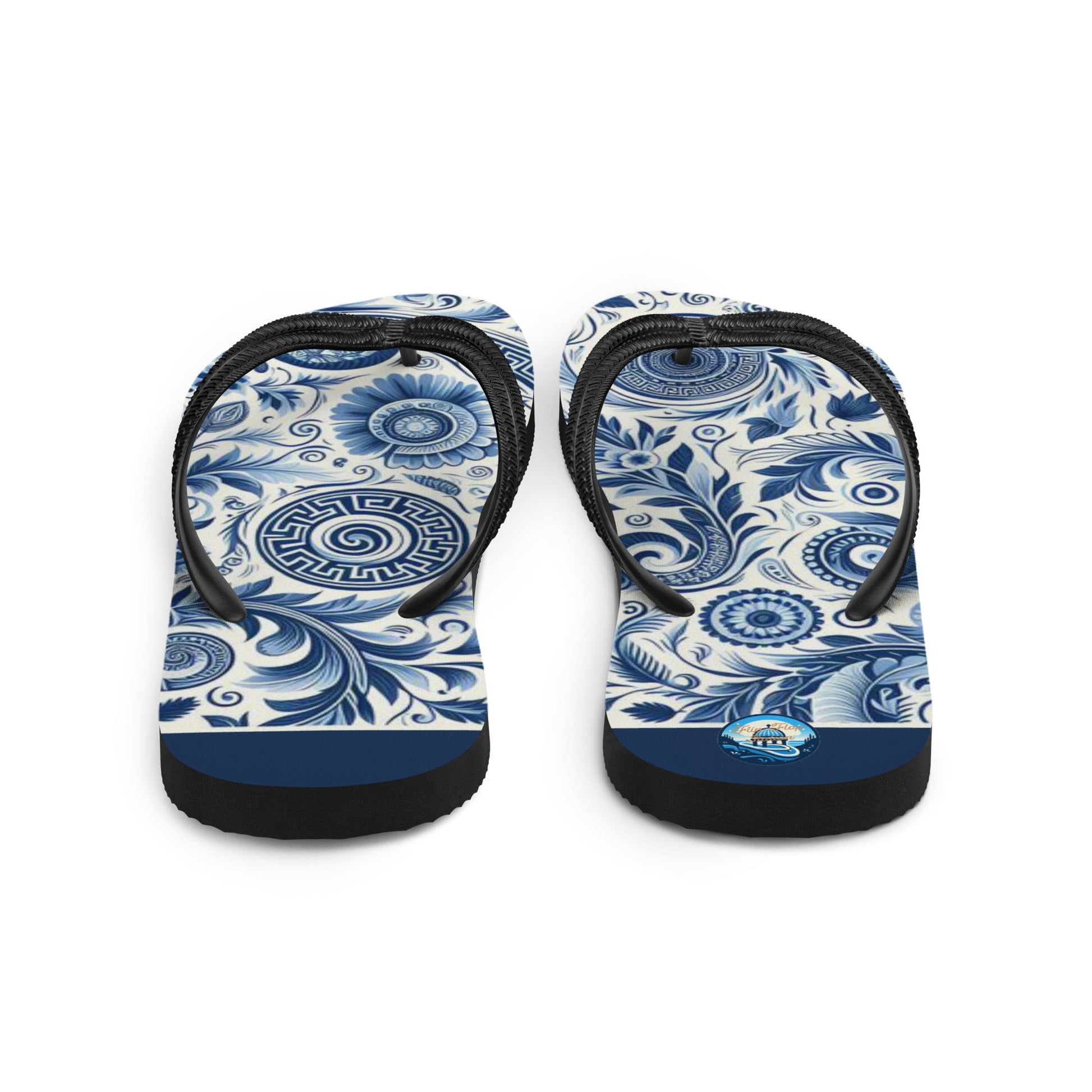 Grecian Tiles Flip Flop Designs