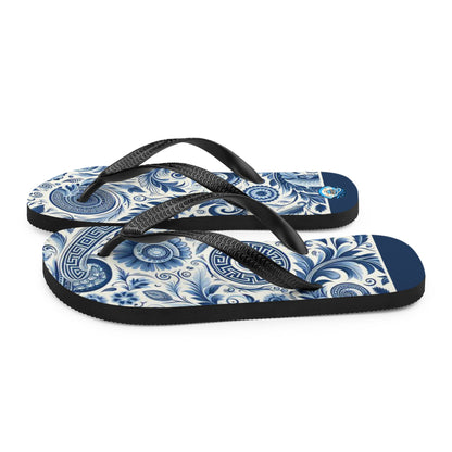 Grecian Tiles Flip Flop Designs