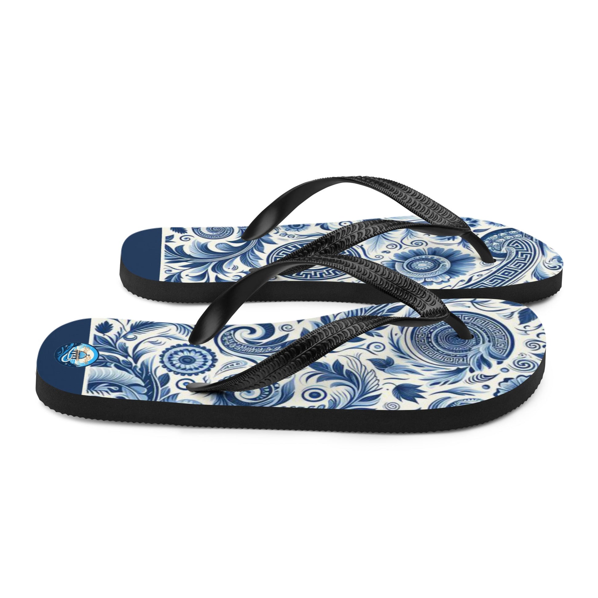 Grecian Tiles Flip Flop Designs