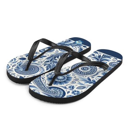 Grecian Tiles Flip Flop Designs