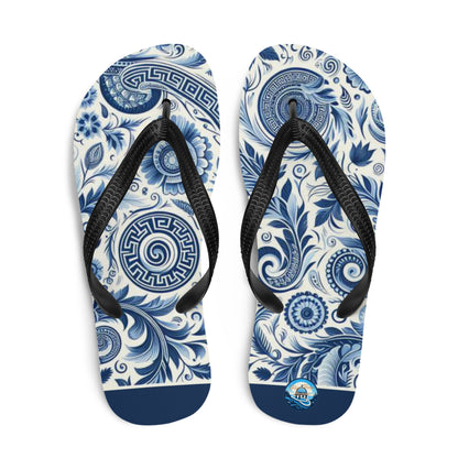 Grecian Tiles Flip Flop Designs