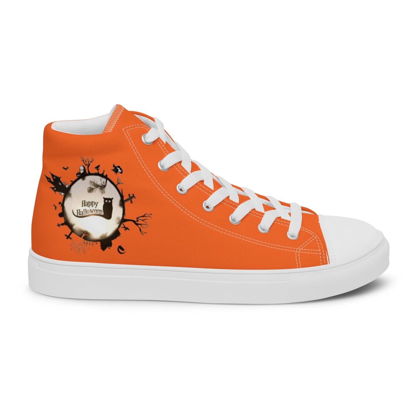 Happy Halloween - Men's high top canvas shoes