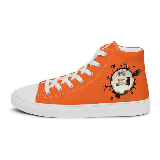 Happy Halloween - Men's high top canvas shoes