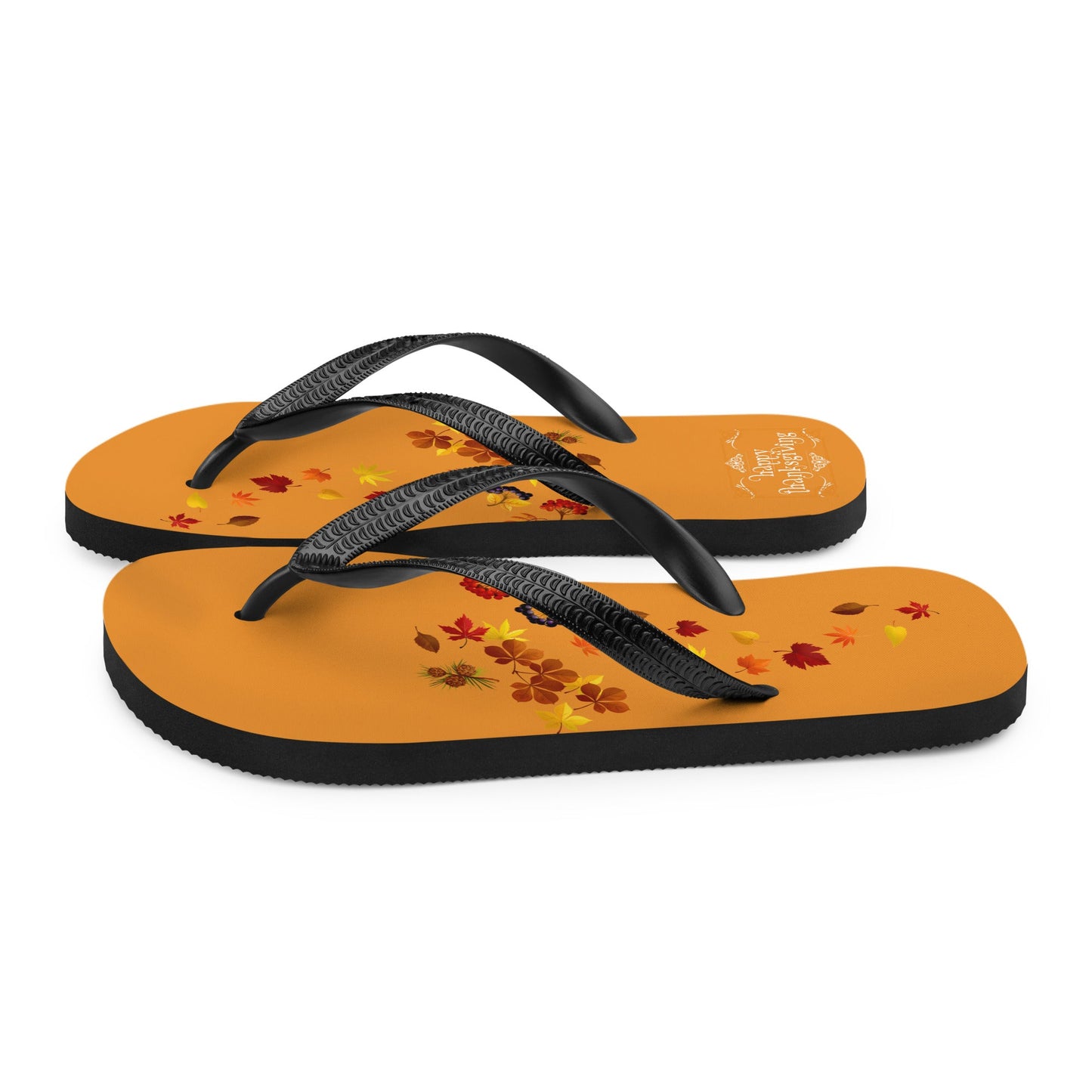 Happy Thanksgiving Flip-Flops