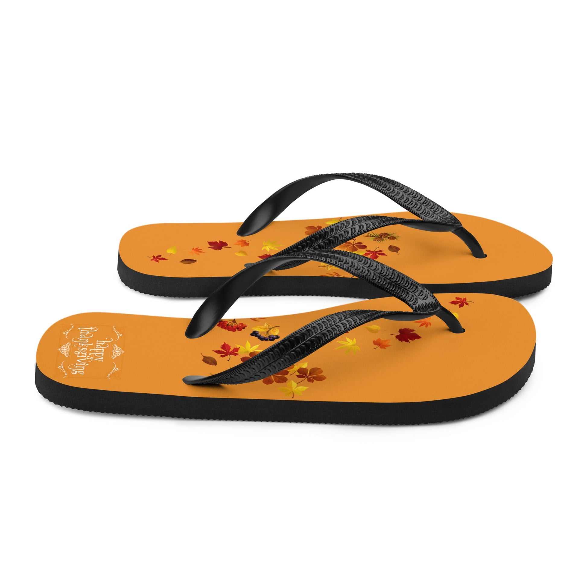 Happy Thanksgiving Flip-Flops