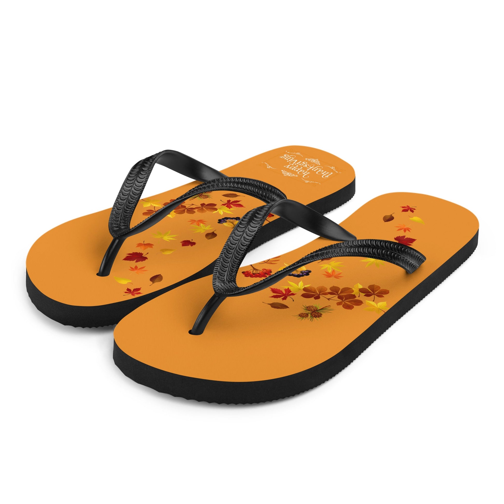 Happy Thanksgiving Flip-Flops