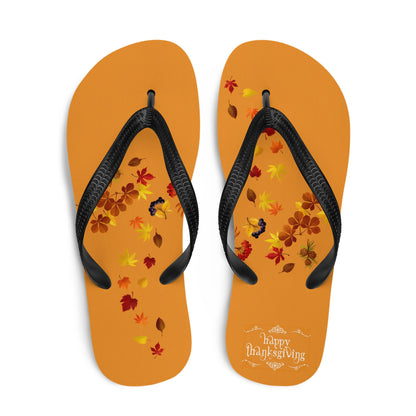 Happy Thanksgiving Flip-Flops