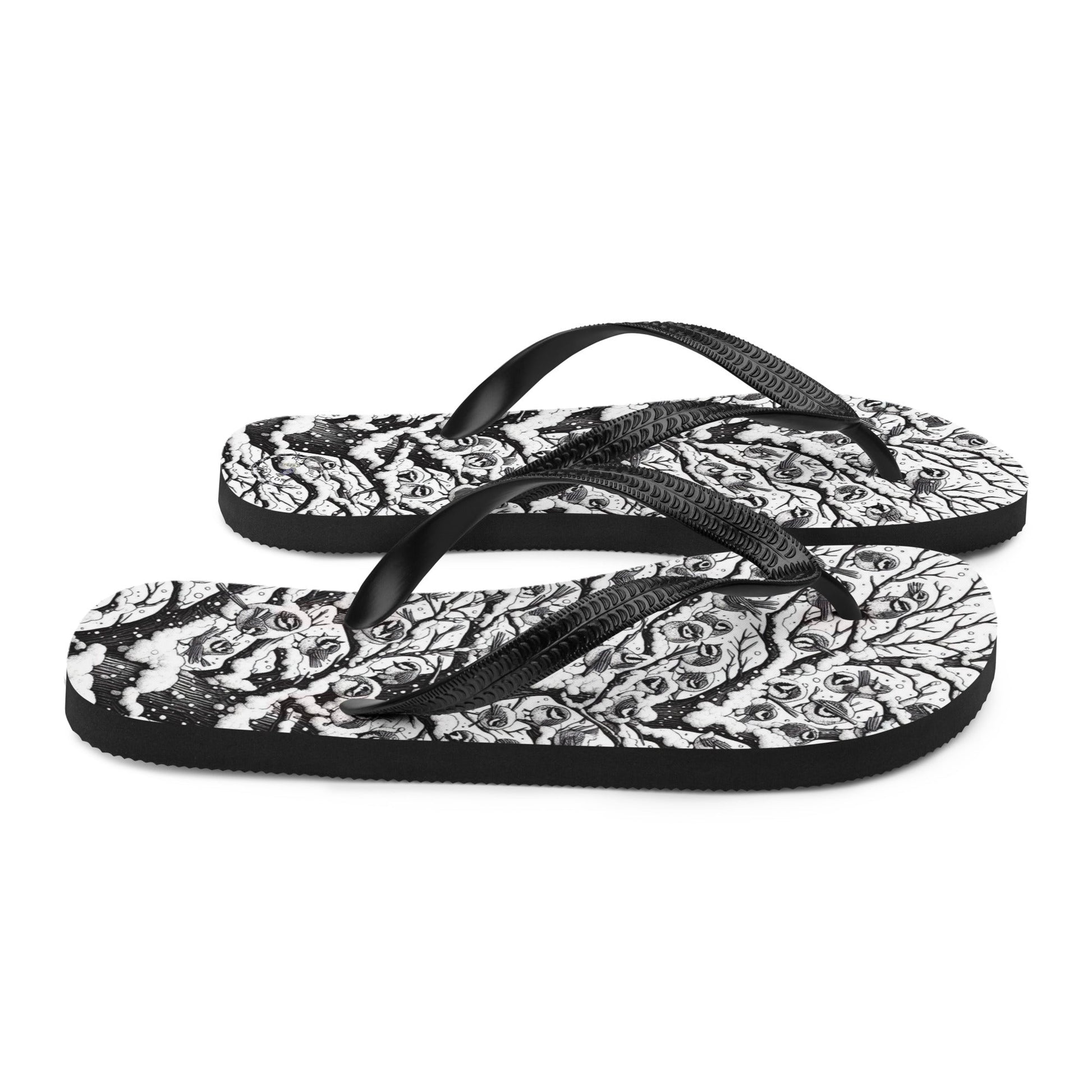 Hidden Birds - Flip-Flops Design