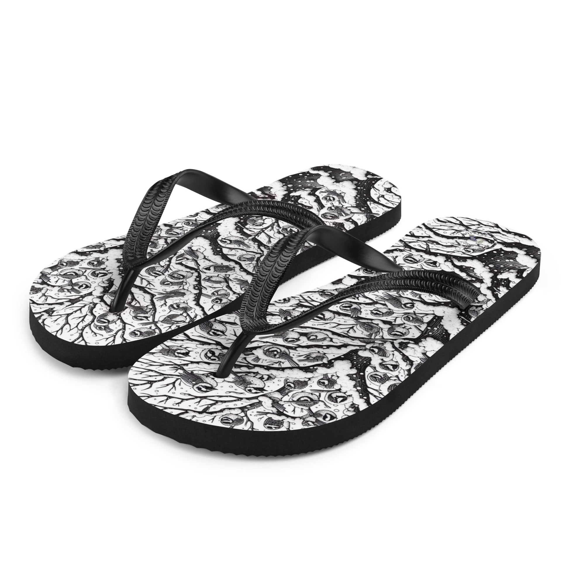 Hidden Birds - Flip-Flops Design