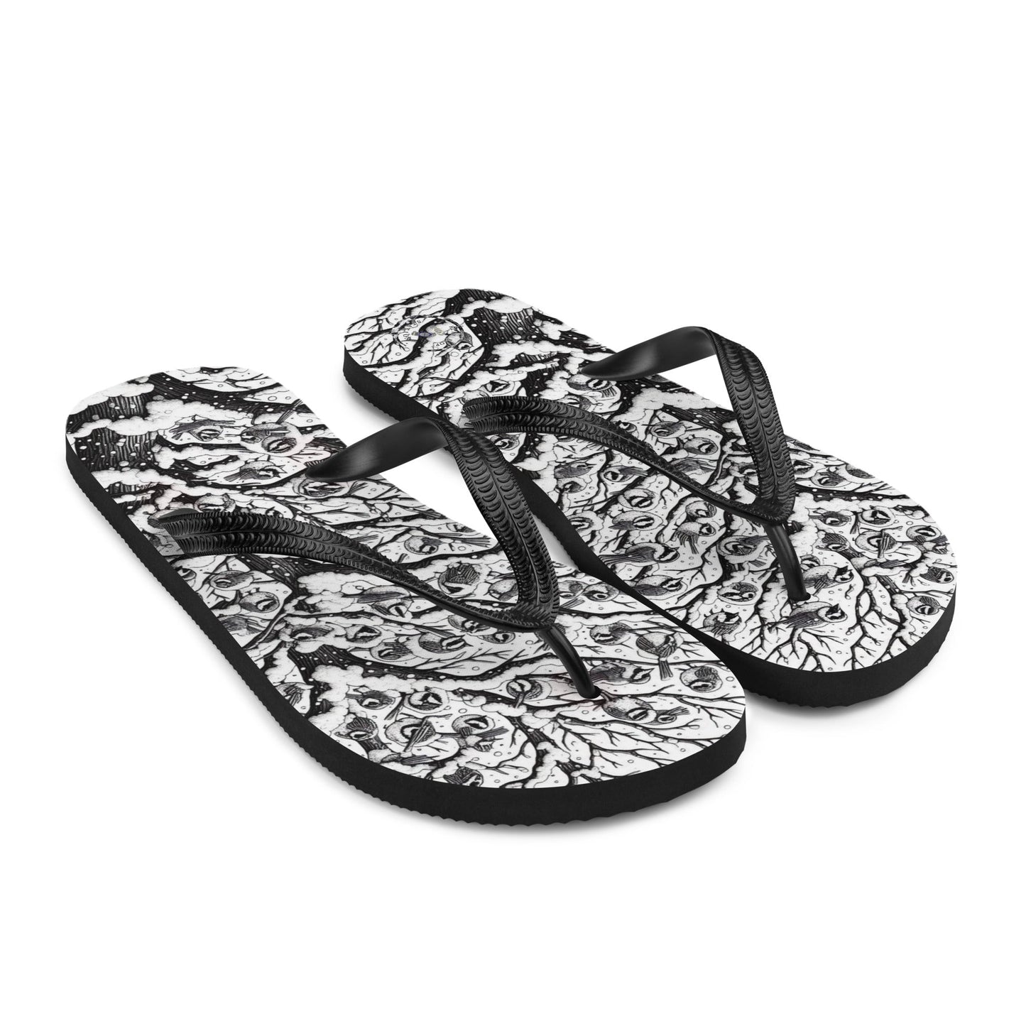 Hidden Birds - Flip-Flops Design