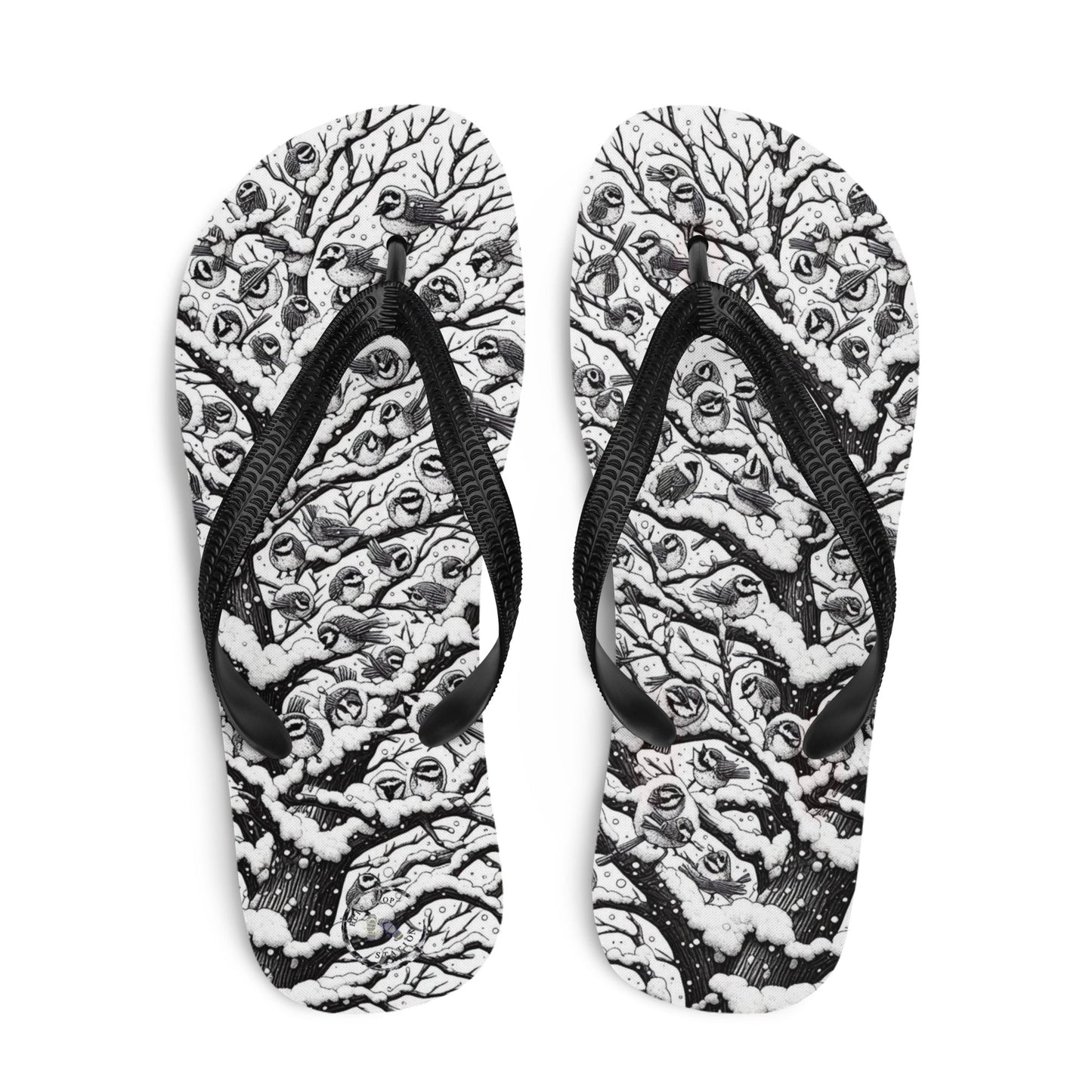 Hidden Birds - Flip-Flops Design