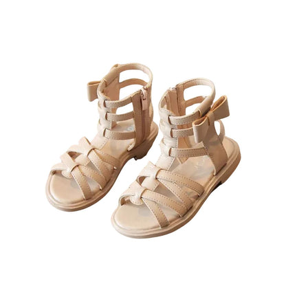 High Top Cross-tied- Girl's Gladiator Sandals