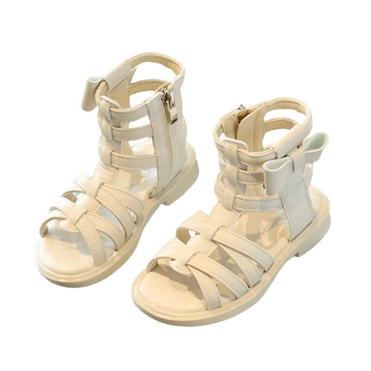 High Top Cross-tied- Girl's Gladiator Sandals