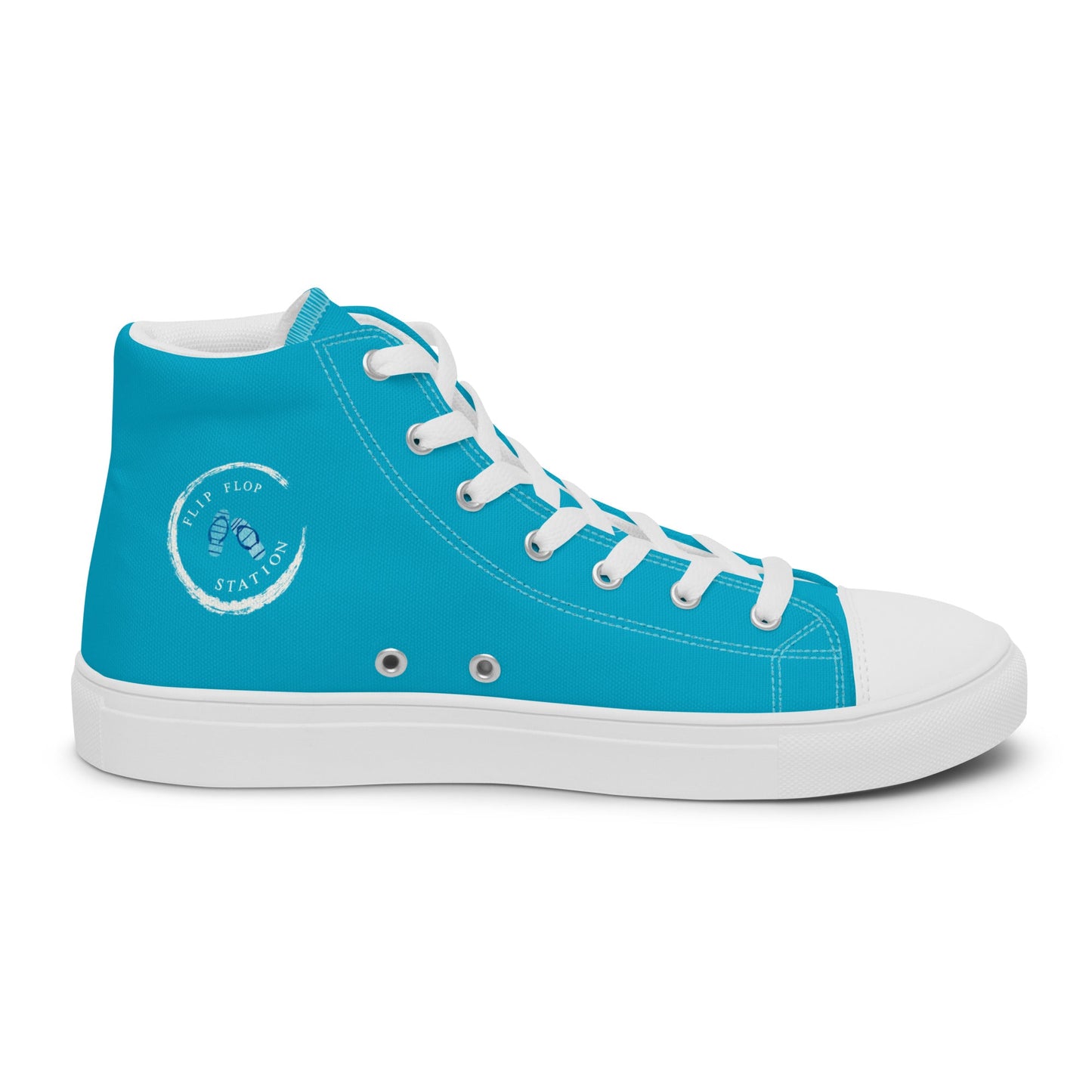 Hummingbird Glow - Women's High top Canvas Sneakers