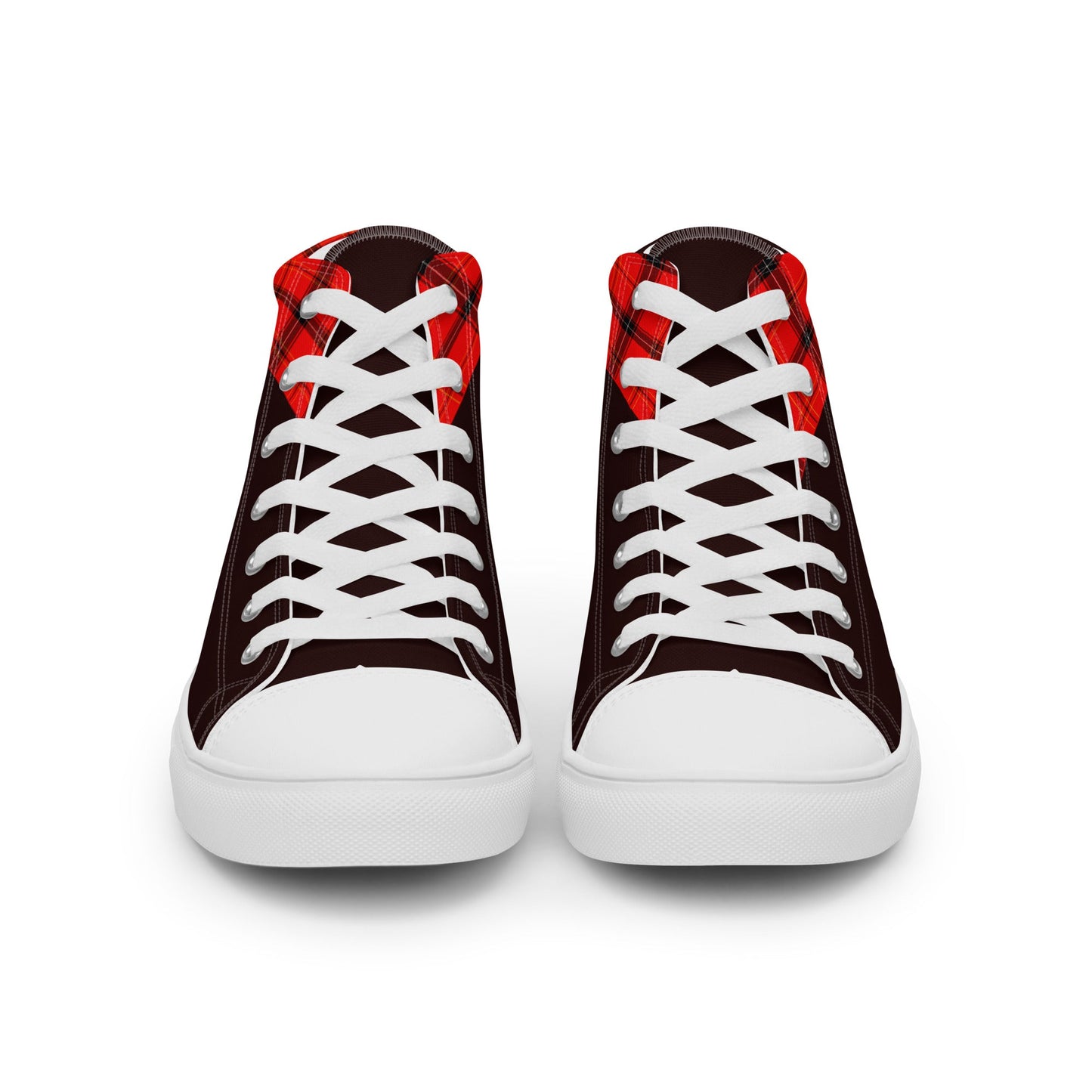 Hunter high top canvas shoes