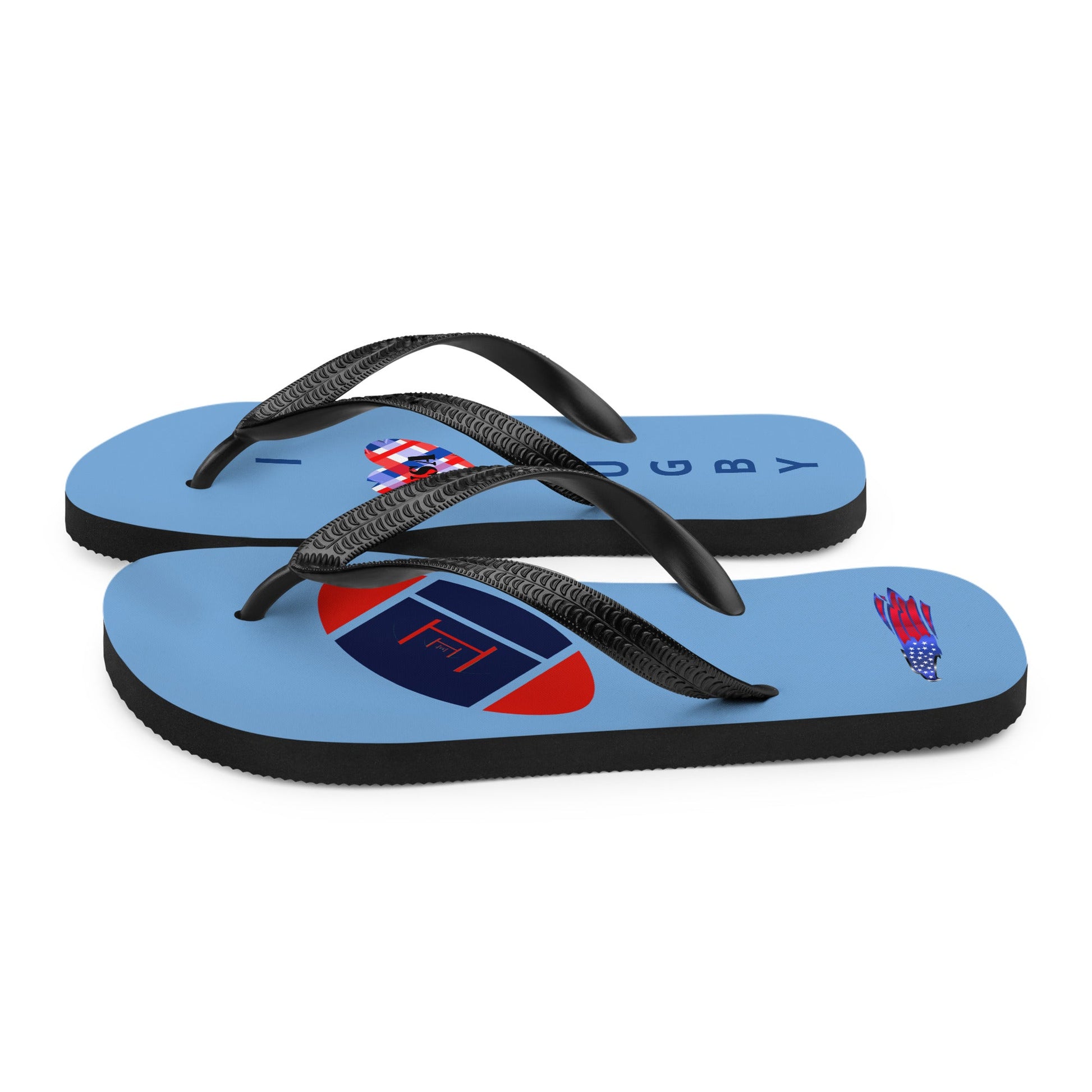 I Love Rugby Flip-Flops