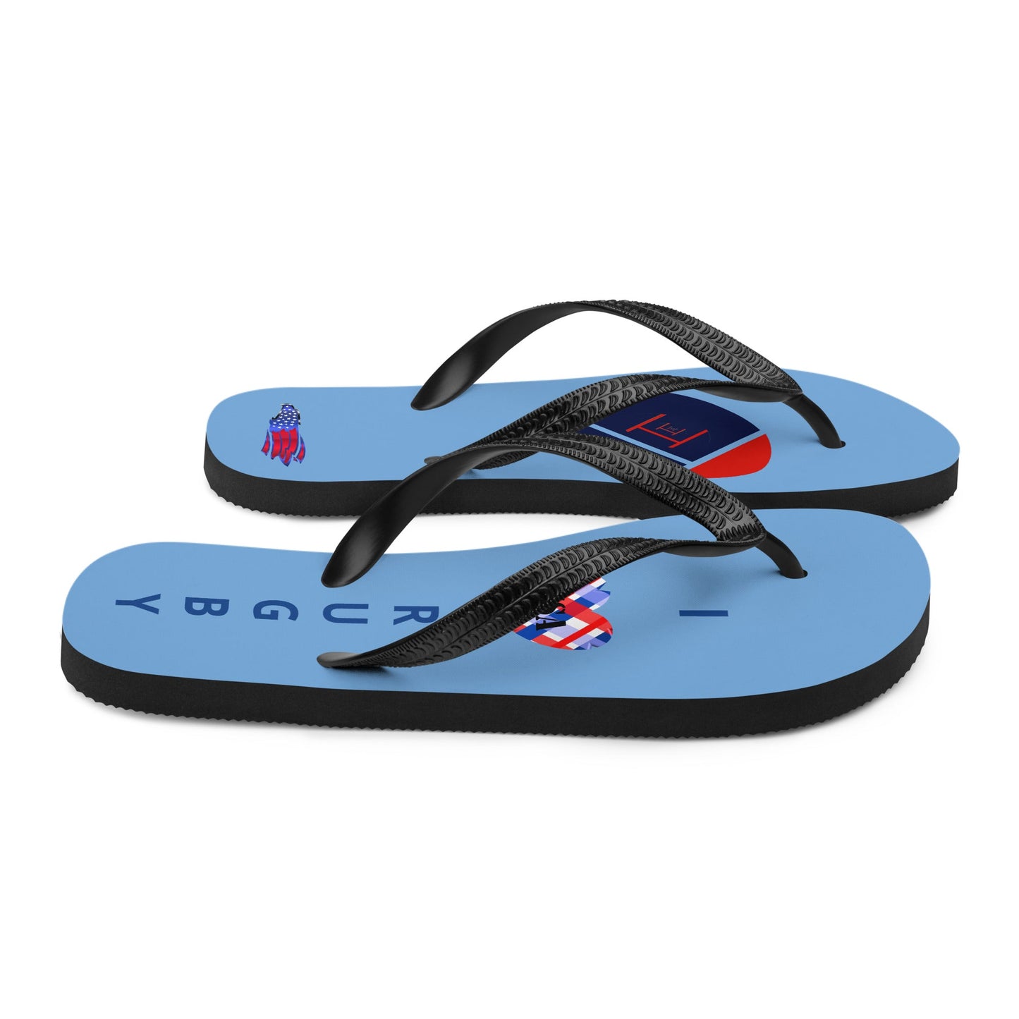 I Love Rugby Flip-Flops